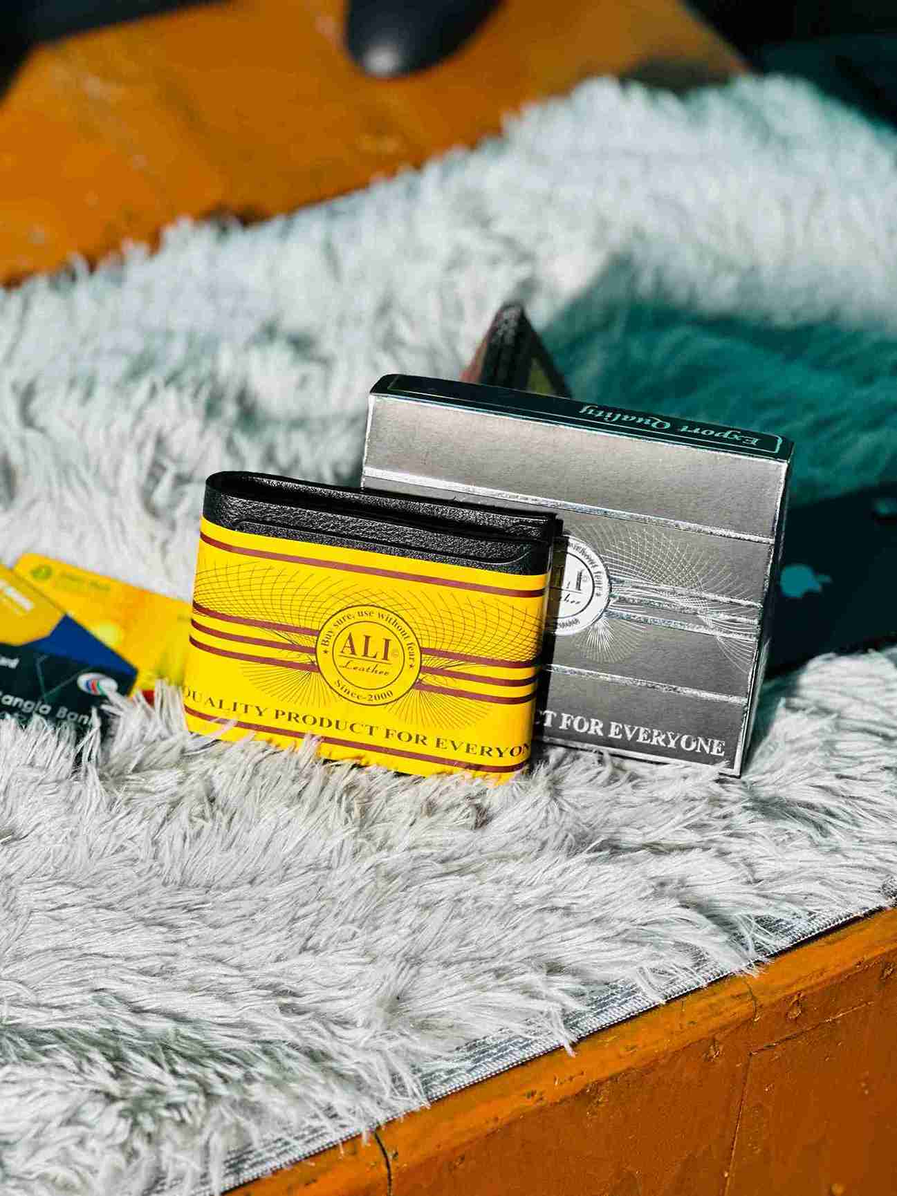 Ali leather wallet Designed for comfort & style.